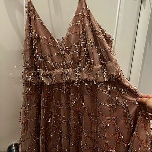 Blush pink Charlotte Russe sparkle dress